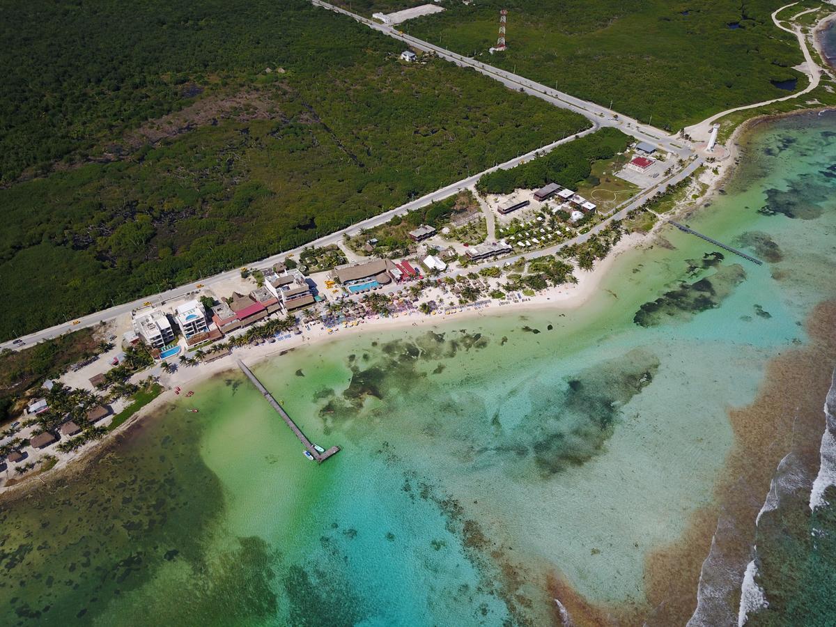Eco Cabanas Bluekay Mahahual Exteriör bild